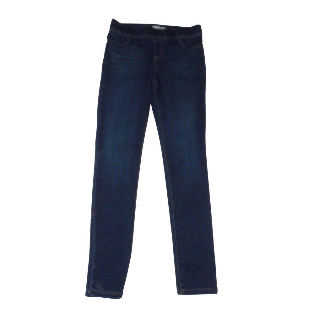 New Directions Womens Dark Wash Skinny Pull On Stretch Jeans Size 8R Indigo